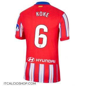 Atletico Madrid Koke #6 Prima Maglia 2024-25 Manica Corta